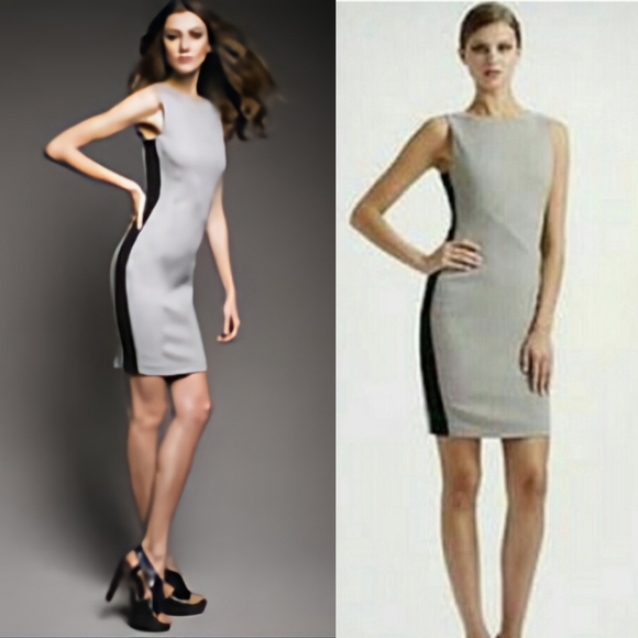 Diane Von Fustenberg DVFGrey Leigh Woven Dress - Picture 2 of 6